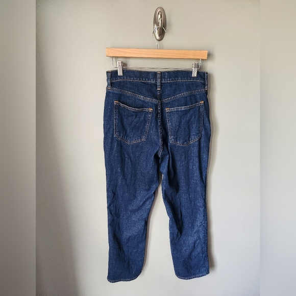 Abercrombie and Fitch Curve Love High Rise Ankle Straight Jeans Size 6/28 - Picture 3 of 9